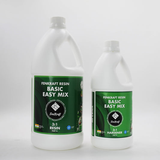 Fenkraft Easy Mix 3:1 Epoxy Resin: Ideal for Beginners