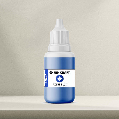 Azure Opaque Dropper Pigment -30 Grams | Suitable for Resin Epoxy Art - fenkraft art resin