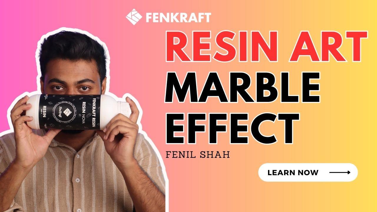 Marble Effect Course - Marble Majesty - Beginner's Guide to Marble Effect Resin Art - fenkraft art resin
