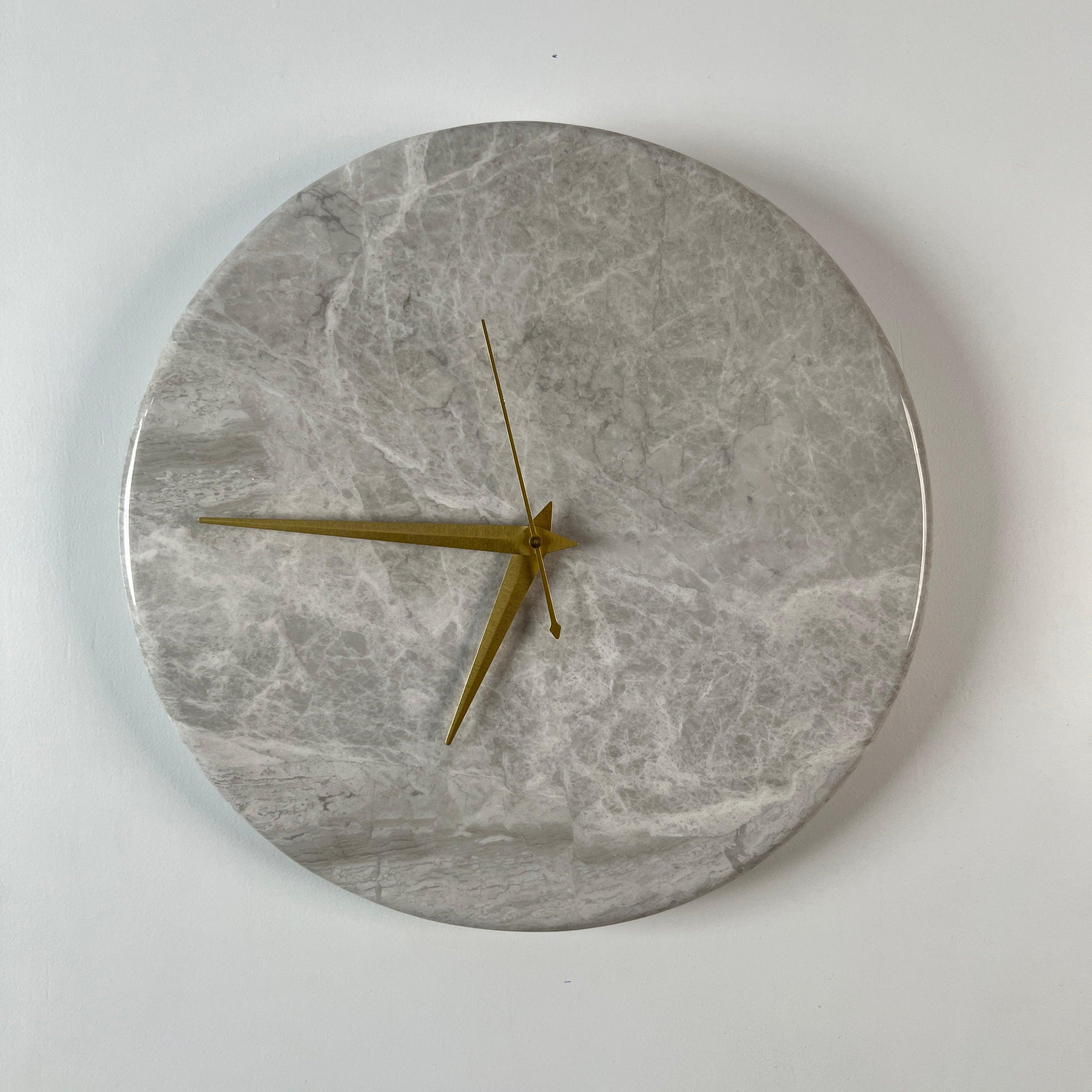 Synthetic Marble Clock - FKAM005 - fenkraft art resin